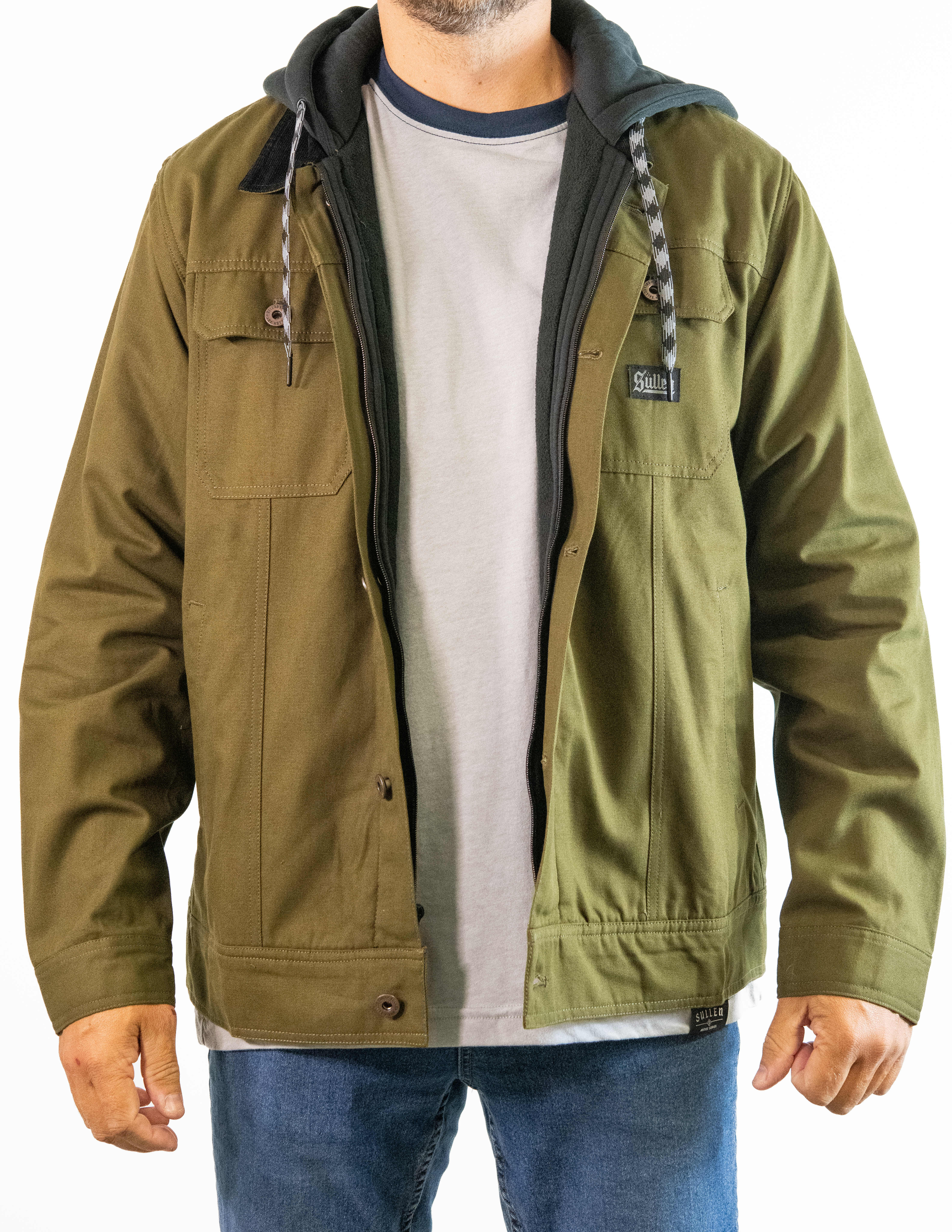 sullen】Suede Full-zip Jacket｜archive】sullen gray Full-zip